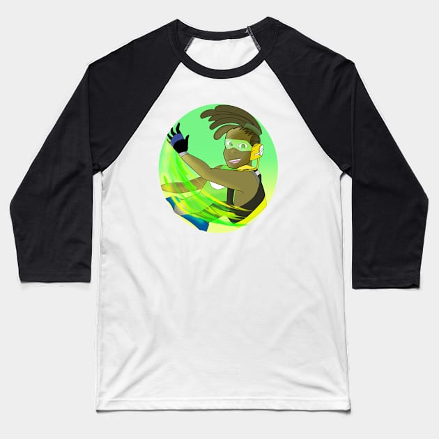 Lucio Baseball T-Shirt by Tullola studios
